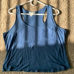 navy blue tank top with pocket